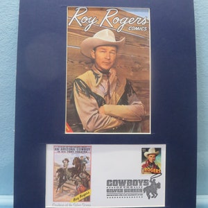 Western Movie and TV Stars - Roy Rogers, Dale Evans and Trigger & First Day Cover of the Roy Rogers Stamp