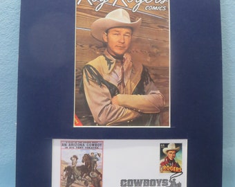 Western Movie and TV Stars - Roy Rogers, Dale Evans and Trigger & First Day Cover of the Roy Rogers Stamp