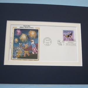 The 200th Anniversary of Australia Founding & First Day Cover of its own stamp