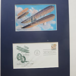 Airplanes and Aviation - The Wright Brothers make the First Flight over Kitty Hawk and First Day Cover