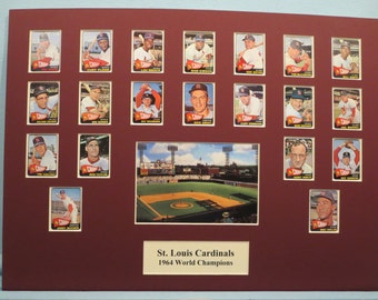 Honoring the St. Louis Cardinals - 1964  World Series Champions led by Hall of Famers Bob Gibson & Lou Brock