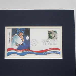 1990s -  Baseball Records are Broken (Lou Gehrig&#39;s streak & Maris&#39; 61 Homers) and the  First Day Cover of its own stamp