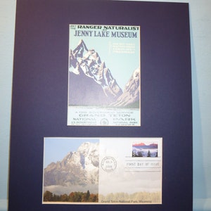 The National Park Service-Grand Teton National Park & First Day Cover der eigenen Marke