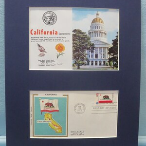 Honoring California and its State Capitol at Sacramento & First Day Cover of California Statehood