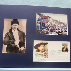 Wild Bill Hickok and Deadwood with the First Day Cover of the Wild Bill Hickok stamp