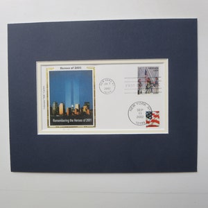 9/11 and the World Trade Center and the First Day Cover honoring First Responders & the New York Fire Department