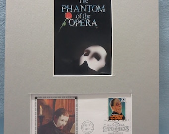 Honoring the Great Andrew Lloyd Webber Broadway musical - "The Phantom of the Opera" & First Day Cover of its own stamp