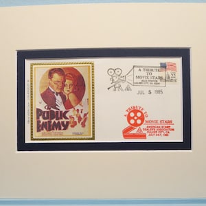 Academy Award Winner James Cagney in Public Enemy & Commemorative Cover in honor of the film