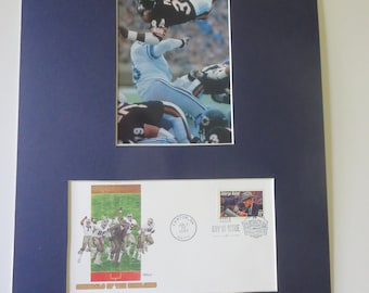 Walter Payton - Chicago Bear Hall of Famer & George Halas aka "Pappa Bear" First day Cover