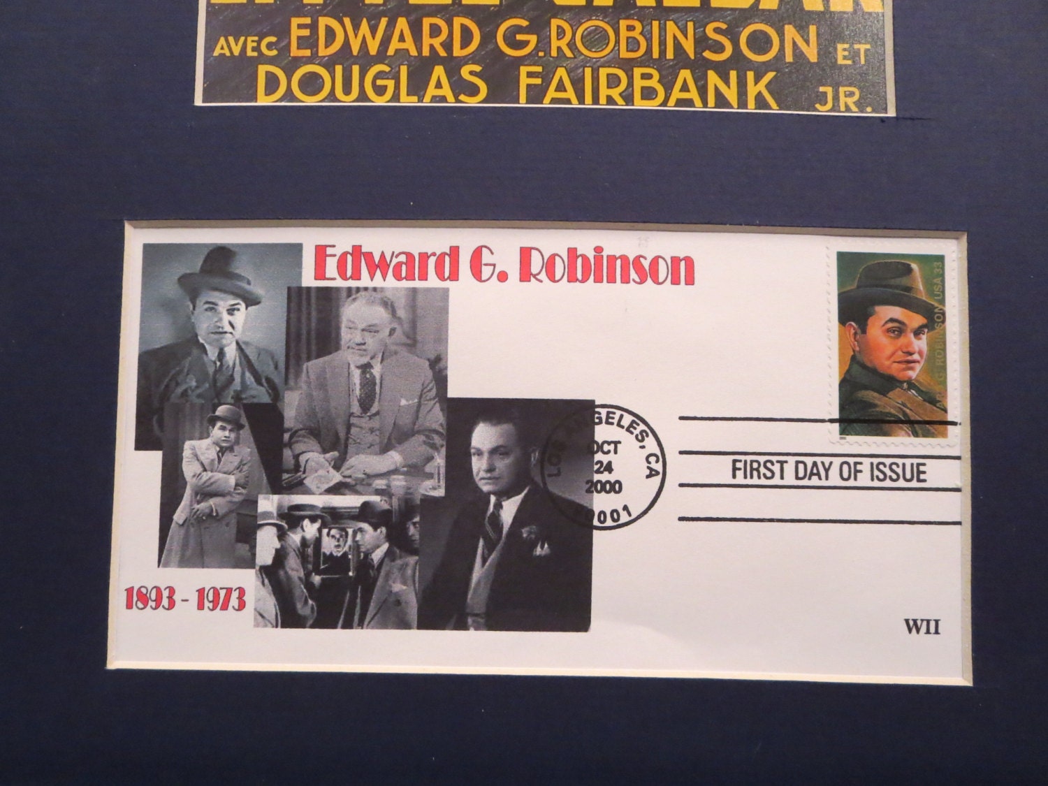 Edward G. Robinson as Rico in Little Caesar & First Day Cover of