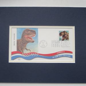 Steven Spielberg - Jurassic Park and First Day Cover of its own Stamp