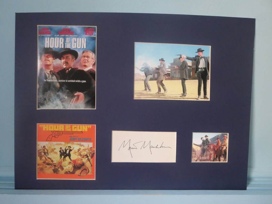 James Garner as Wyatt Earp and Jason Robards as Doc Holliday Etsy