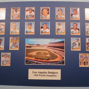 Los Angeles Dodgers led by Sandy Koufax & Don Drysdale  - 1965 World Champions