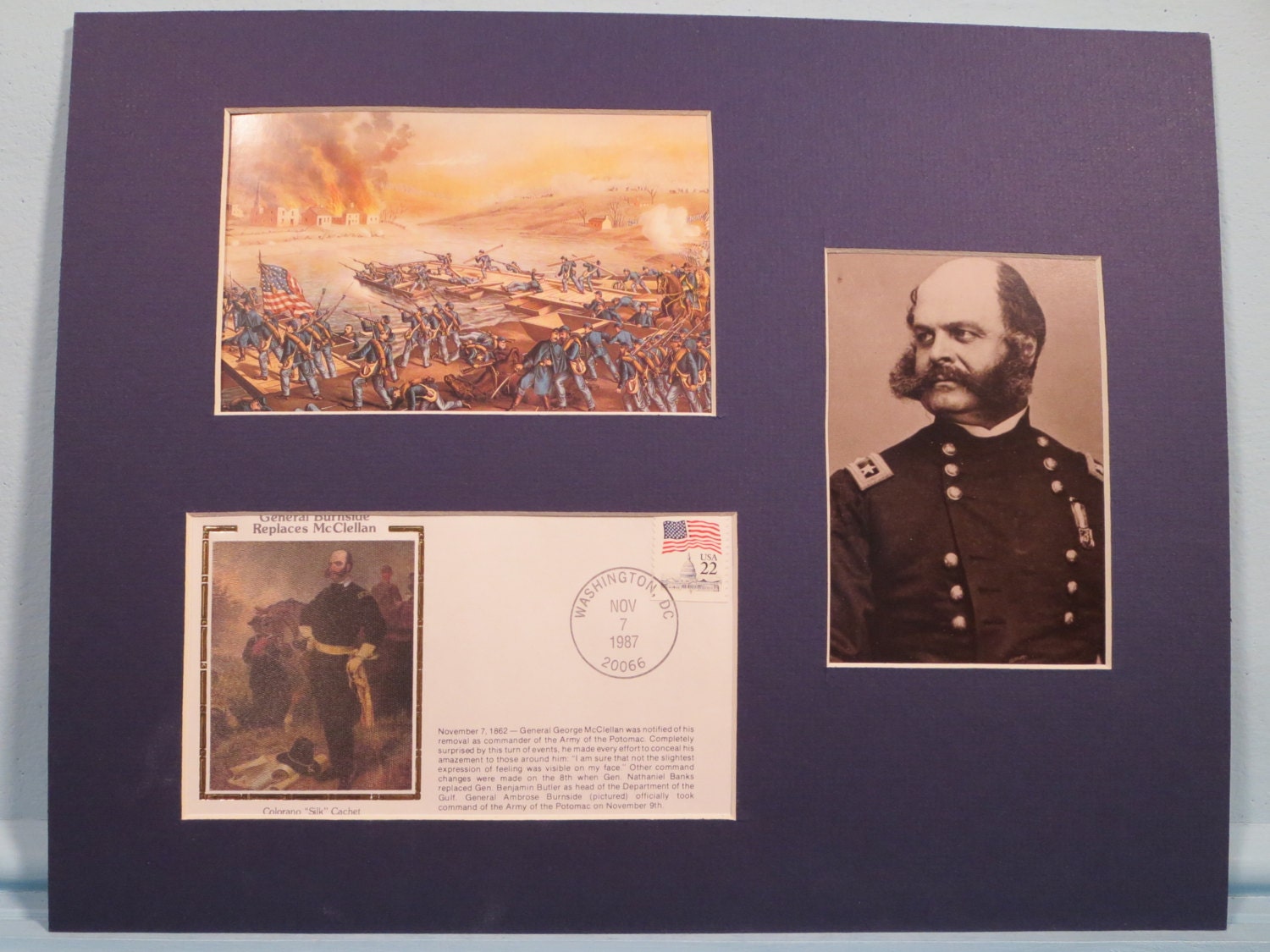 General Burnside loses the Battle of Fredericksburg & commemorative envelope