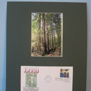 The National Park Service -  Preservationist John Muir & Muir Woods the First Day Cover of his own stamp