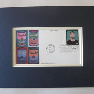 Famed Pop Art Artist Andy Warhol and the First Day Cover of his own stamp