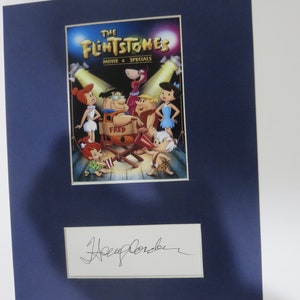The Flintstones and Henry Corden autograph as the voice of Fred Flintstone