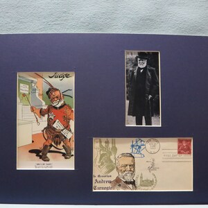 The Steel Magnate - Andrew Carnegie and the First Day Cover of his own stamp