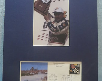 Dale Earnhardt Wins the 1998 Daytona 500 Championship & NASCAR First day Cover