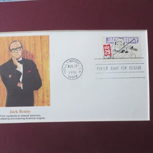 Jack Benny To Be or Not To Be & The Meanest Man in the World and the First Day Cover of his own stamp image 2