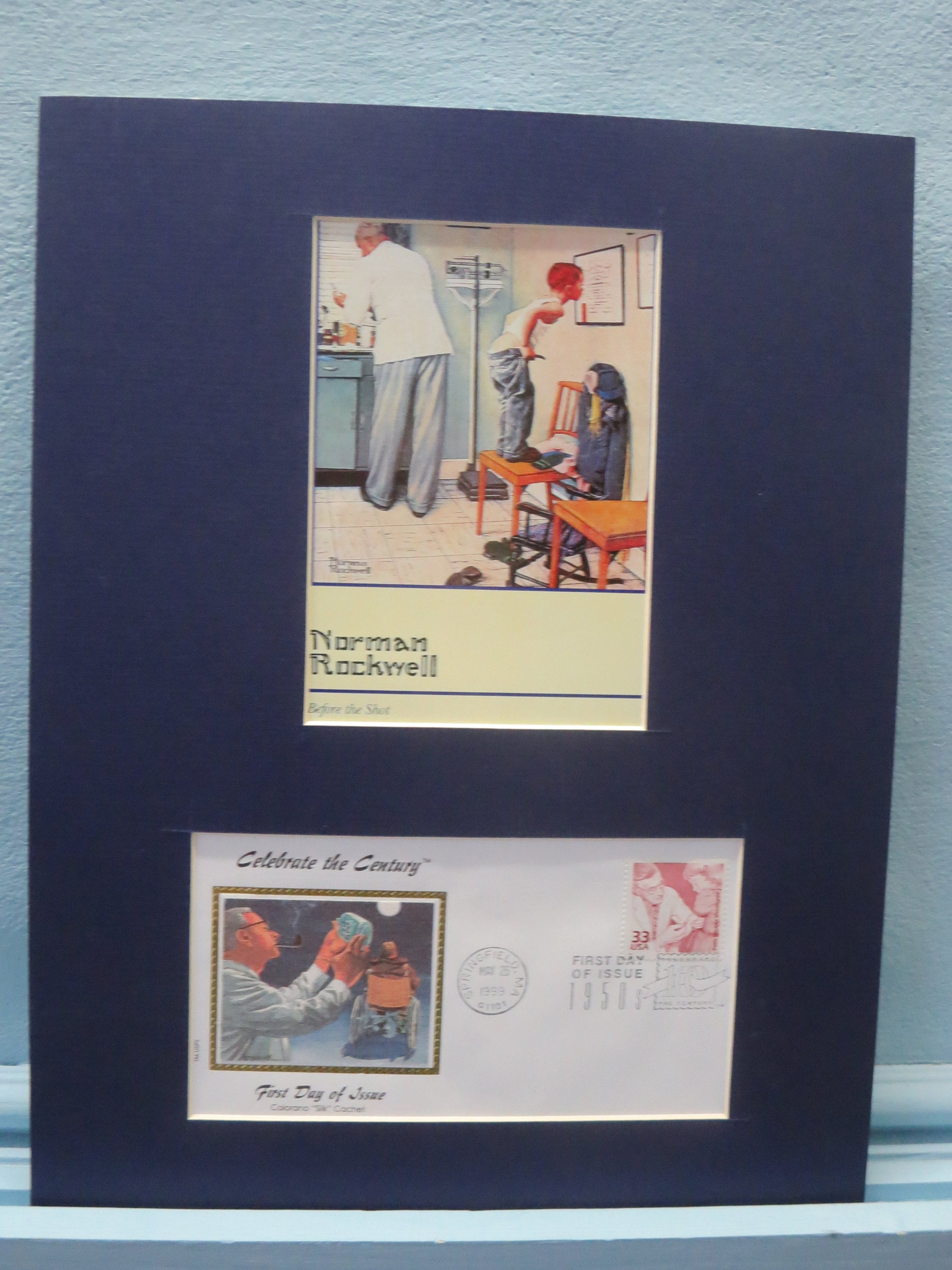 ジョナス・ソークがポリオを克服、ノーマン・ロックウェルの接種前の