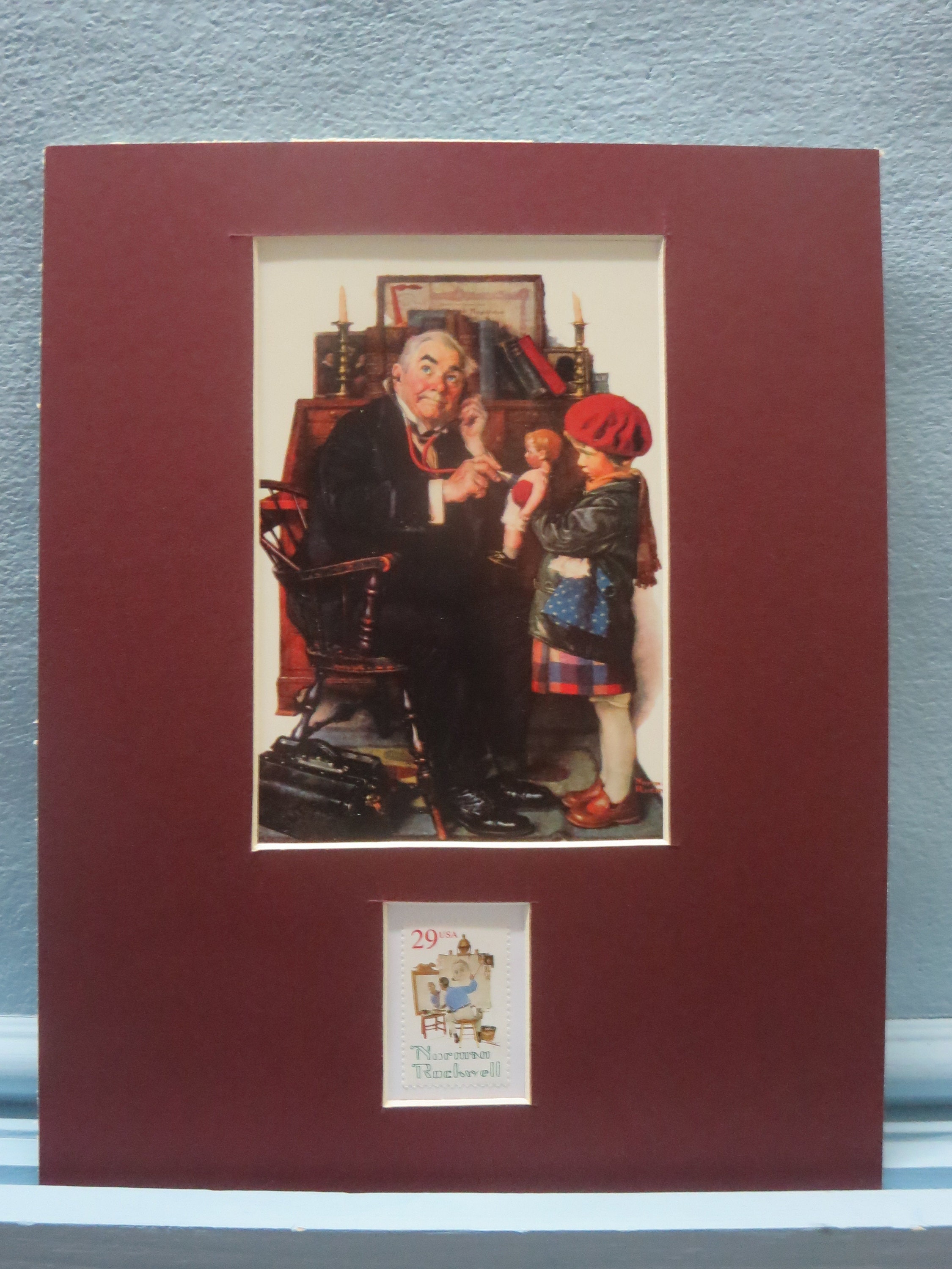 Norman rockwell the doctor and the doll - Etsy 日本