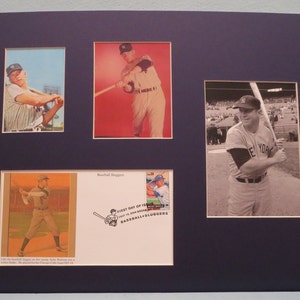 Hall of Famer and New York Yankee Great Mickey Mantle & First day Cover of his own stamp