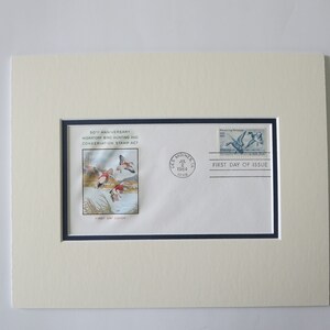 Waterfowl Conservation such as Ducks and their habitat & First Day Cover of the Wetlands Preservation stamp