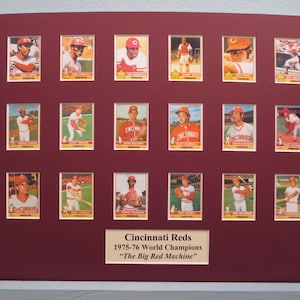 1975/76 – 1975– 76 World Series Champions unter der Leitung von Pete Rose & Hall of Famers Johnny Bench und Joe Morgan