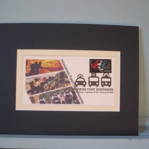 Honoring First Responders & the First Day Cover of the First Responders stamp