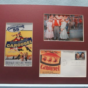 Broadway Muscial &quot;Carousel&quot; by Rodgers and Hammerstein and the First Day Cover of their own stamp