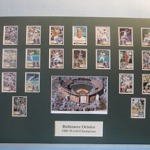 Honoring the Baltimore Orioles- 1983 World Series Champions led by Hall of Famer Cal Ripken