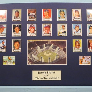 1952 Boston Braves led by Ed Mathews and Warren Spahn - The Last Year in Boston
