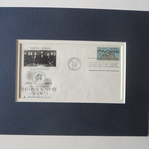 Honoring The National Academy of Science & First Day Cover of the stamp issued for its 100th Anniversary