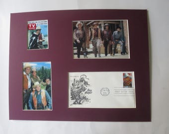 Western-tv-programma - Bonanza met Lorne Greene, Michael Landon en Pecos Bill Eerste dagcover