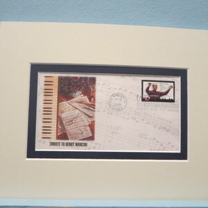 Composer Henry Mancini & First Day Cover of the Henry Mancini stamp