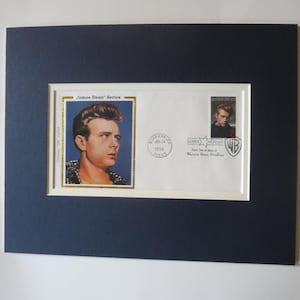James Dean - Rebel without a Cause and First Day Cover of his own stamp