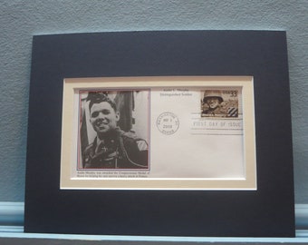 America's Most Decorated World War II Veterean - Audie Murphy - "From Here to Eternity" & First Day Cover