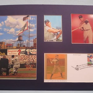 Hall of Famer and New York Yankee Great Mickey Mantle & First day Cover of his own stamp