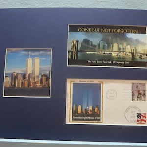 9/11 and the World Trade Center and the First Day Cover honoring First Responders & the New York Fire Department