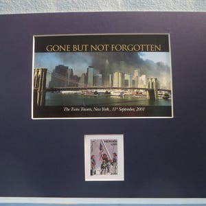 September 11th - 9/11 & the World Trade Center honored by its stamp