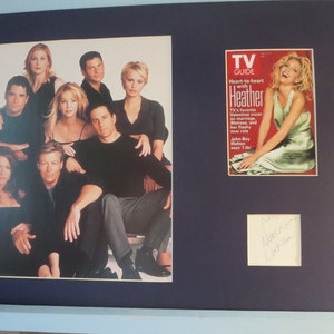 Heather Locklear as Amanda Woodward in &quot;Melrose Place&quot;  and her autograph
