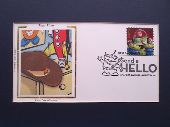 世界限定180 TOY STORY Stamp with Pin 額装品 Pixar - 