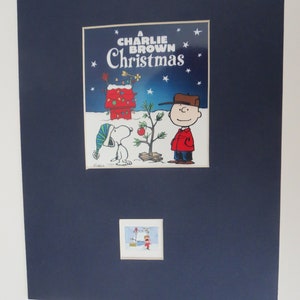Peanuts & Snoopy in their TV Special - A Charlie Brown Christmas honored by its own stamp