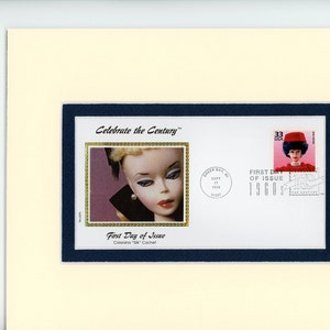 The Introduction of Barbie Doll and the  First Day Cover of her own stamp