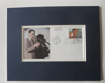 Big Band Leader Great - Glenn Miller & First day Cover of his own stamp