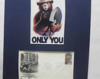 The National Park Service - Smokey the Bear - "Only You Can Prevent Forest Fires" & First Day Cover