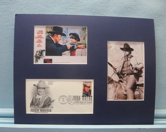 Oscar Winner - John Wayne as Rooster Cogburn in "True Grit" & First Day Cover of his own stamp