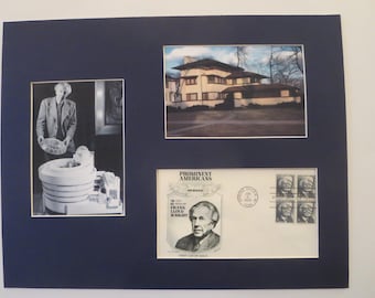 Frank Lloyd Wright - The William E Martin House in Oak Park & First Day Cover