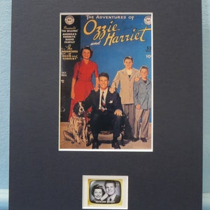 The Adventures of Ozzie & Harriet with Ricky Nelson and the First Day Cover of its own stamp